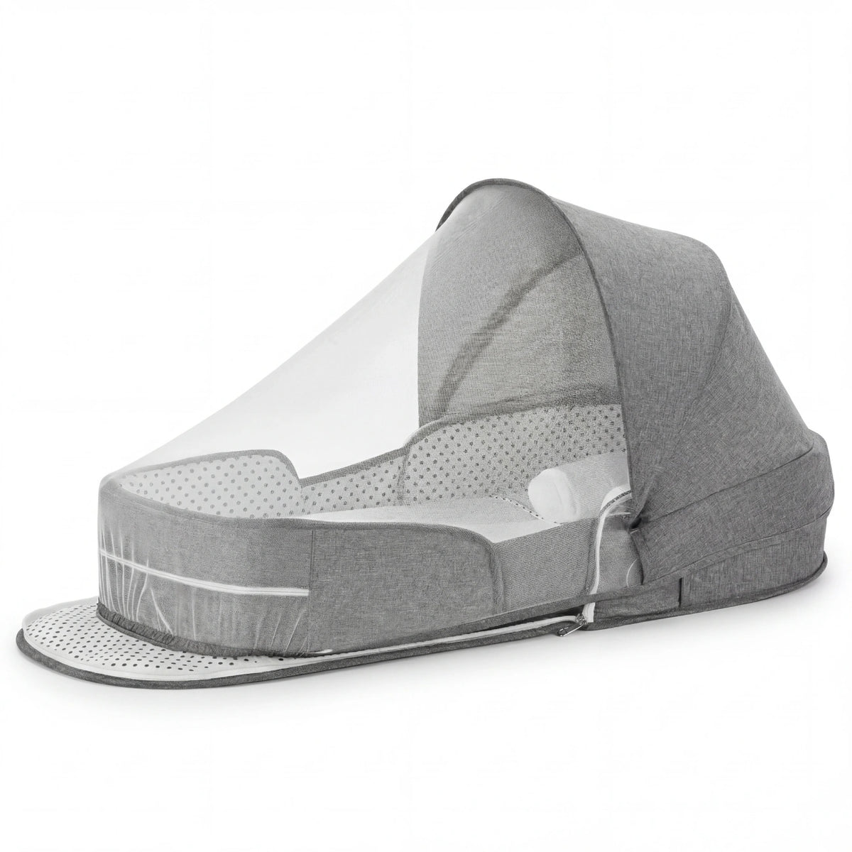 Baby Nest Travel Cot – Foldable with Sun Canopy 0-12 Months